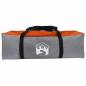 Preview: Tunnelzelt für 6 Personen Grau und Orange 700 x 590 x 215 cm