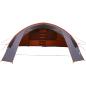 Preview: Tunnelzelt mit Dach Grau und Orange 700 x 590 x 215 cm