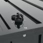 Preview: Gartenlagerbox Schwarz 101 x 56,5 x 50 cm Stahl