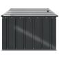 Preview: Gartenlagerbox Schwarz 101 x 82 x 50 cm Stahl