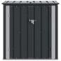 Preview: Gartenlagerbox Schwarz 101,5 x 57 x 100,5 cm Stahl