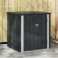 Preview: ARDEBO.de - Gartenlagerbox Schwarz 101,5 x 82 x 100 cm Stahl