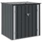 Preview: Gartenlagerbox Schwarz 101,5 x 82 x 100 cm Stahl