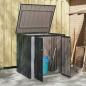 Preview: Gartenlagerbox Schwarz 101,5 x 82 x 100 cm Stahl