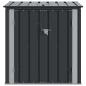 Preview: Gartenlagerbox Schwarz 101,5 x 82 x 100 cm Stahl