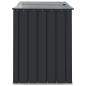 Preview: Gartenlagerbox Schwarz 101,5 x 82 x 100 cm Stahl