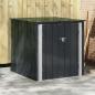 Preview: ARDEBO.de - Gartenlagerbox Schwarz 101,5 x 107 x 100 cm Stahl