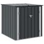 Preview: Gartenlagerbox Schwarz 101,5 x 107 x 100 cm Stahl