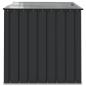 Preview: Gartenlagerbox Schwarz 101,5 x 107 x 100 cm Stahl
