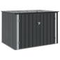 Preview: Gartenlagerbox Schwarz 151,5 x 107 x 100 cm Stahl
