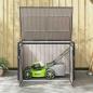 Preview: Gartenlagerbox Schwarz 151,5 x 107 x 100 cm Stahl