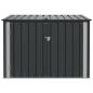 Preview: Gartenlagerbox Schwarz 151,5 x 107 x 100 cm Stahl