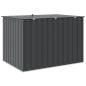 Preview: Gartenlagerbox Schwarz 151,5 x 107 x 100 cm Stahl
