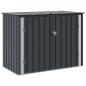 Preview: Gartenlagerbox Schwarz 151,5 x 82 x 110,5 cm Stahl