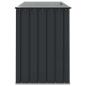 Preview: Gartenlagerbox Schwarz 151,5 x 82 x 110,5 cm Stahl