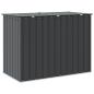 Preview: Gartenlagerbox Schwarz 151,5 x 82 x 110,5 cm Stahl