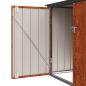Preview: Gartenlagerbox Braun 151,5 x 82 x 110,5 cm Stahl