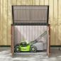 Preview: Gartenlagerbox Braun 151,5 x 82 x 110,5 cm Stahl