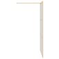 Preview: Walk-in Duschwand Gold 115 x 195 cm Gehärtetes Glas