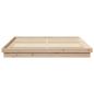 Preview: Bettrahmen Natur 200 x 200 cm Massives Kiefernholz