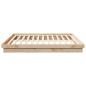 Preview: Bettrahmen Natur 200 x 200 cm Massives Kiefernholz