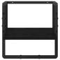 Preview: Wandregal Wandhalterung Schwarz Eichen-Optik 30 x 25 x 30 cm