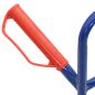 Preview: Erweiterbarer Handwagen Blau und Rot 49,5 x 53 x 114 cm Stahl