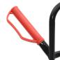 Preview: Handwagen Schwarz und Rot 64,5 x 49,5 x 114 cm Stahl