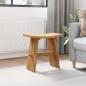 Preview: Badezimmer Hocker Braun 50 x 29,5 x 50,5 cm Massivholz Teak