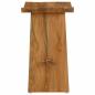 Preview: Badezimmer Hocker Braun 50 x 29,5 x 50,5 cm Massivholz Teak