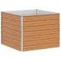 Preview: Hochbeet Hellbraun 100 x 100 x 77 cm Verzinkter Stahl
