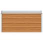 Preview: Hochbeet Hellbraun 100 x 40 x 45 cm Verzinkter Stahl