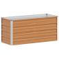 Preview: Hochbeet Hellbraun 100 x 40 x 45 cm Verzinkter Stahl