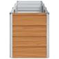 Preview: Hochbeet Hellbraun 240 x 40 x 45 cm Verzinkter Stahl