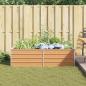Preview: Hochbeet Hellbraun 160 x 80 x 45 cm Verzinkter Stahl