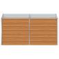 Preview: Hochbeet Hellbraun 160 x 80 x 77 cm Verzinkter Stahl
