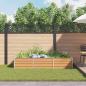 Preview: Hochbeet Hellbraun 240 x 80 x 45 cm Verzinkter Stahl