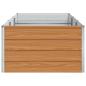 Preview: Hochbeet Hellbraun 240 x 80 x 45 cm Verzinkter Stahl