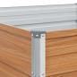 Preview: Hochbeet Hellbraun 240 x 80 x 77 cm Verzinkter Stahl