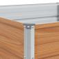 Preview: Hochbeet Hellbraun 480 x 80 x 45 cm Verzinkter Stahl