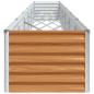 Preview: Hochbeet Hellbraun 582 x 50 x 36 cm Verzinkter Stahl