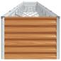 Preview: Hochbeet Hellbraun 775 x 50 x 36 cm Verzinkter Stahl