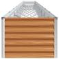 Preview: Hochbeet Hellbraun 970 x 50 x 36 cm Verzinkter Stahl