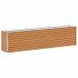 Preview: Hochbeet Hellbraun 290 x 50 x 68 cm Verzinkter Stahl
