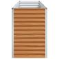 Preview: Hochbeet Hellbraun 290 x 50 x 68 cm Verzinkter Stahl
