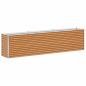 Preview: Hochbeet Hellbraun 290 x 50 x 68 cm Verzinkter Stahl