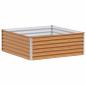 Preview: Hochbeet Hellbraun 98 x 100 x 36 cm Verzinkter Stahl