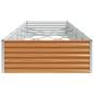 Preview: Hochbeet Hellbraun 485 x 100 x 36 cm Verzinkter Stahl