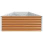 Preview: Hochbeet Hellbraun 775 x 100 x 36 cm Verzinkter Stahl