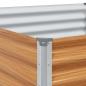 Preview: Hochbeet Hellbraun 775 x 100 x 36 cm Verzinkter Stahl